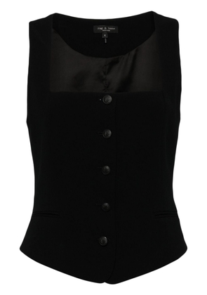rag & bone Mariana tailored vest - Black