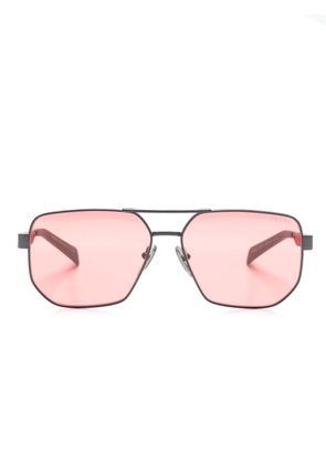 Prada Linea Rossa pilot-frame sunglasses - Grey