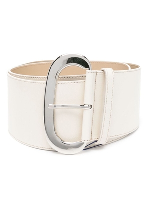 Paloma Wool buckled leather belt - Neutrals