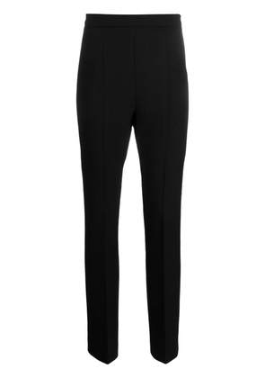 Sportmax high-waisted straight-leg trousers - Black
