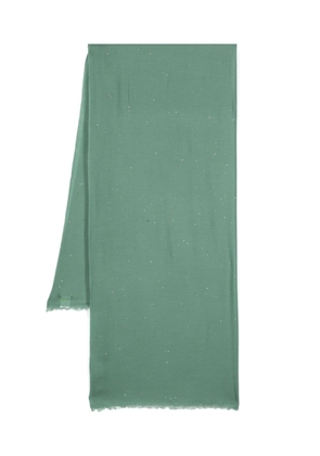 Faliero Sarti sequin-embellished scarf - Green