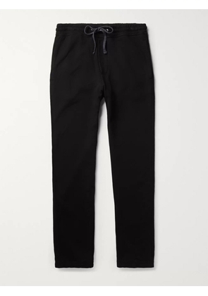 James Perse - Straight-Leg Supima Cotton-Jersey Sweatpants - Men - Black - 1