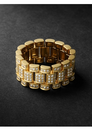 SHAY - Gold Diamond Ring - Men - Gold - 9