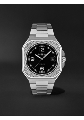 Bell & Ross - BR 05 Automatic 40mm Stainless Steel and Diamond Watch, Ref. No. BR05A-BL-STFLD/SST - Men - Black