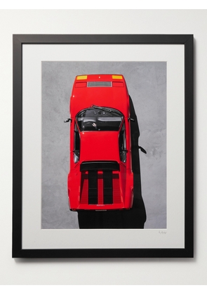 Sonic Editions - Framed 2015 Ferrari 512 BB Print, 16&quot;&quot; x 20&quot;&quot; - Men - Multi