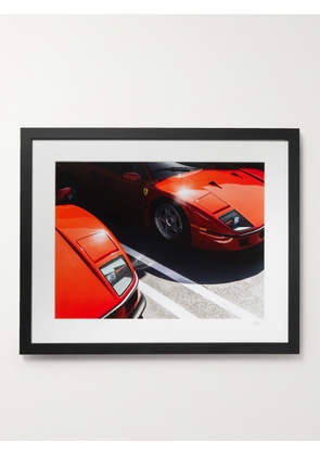Sonic Editions - Framed 2018 Two Ferrari F40s Print, 16&quot;&quot; x 20&quot;&quot; - Men - Multi