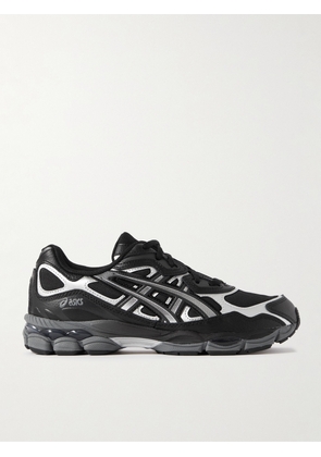 Asics - GEL-NYC Mesh, Suede and Faux Leather Sneakers - Men - Black - UK 6