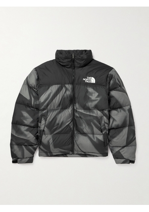 The North Face - 1996 Retro Nuptse Printed Quilted Shell Hooded Down Jacket - Men - Black - XS