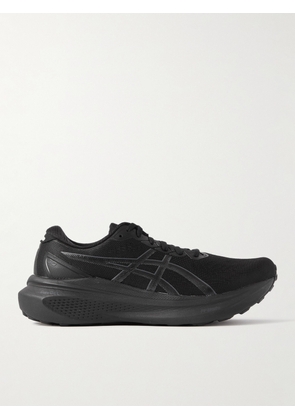 Asics - GEL-KAYANO 30 Rubber-Trimmed Stretch-Knit Running Sneakers - Men - Black - UK 7