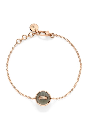 Pomellato Rose Gold, Diamond And Mother-Of-Pearl Pom Pom Dot Bracelet