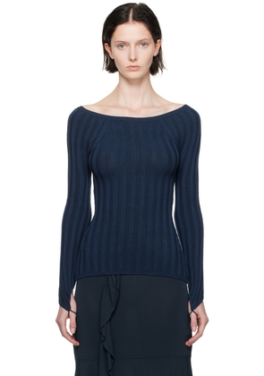 Paloma Wool Navy Canal Sweater