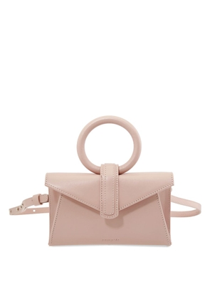 Complet Ladies Pink Valery Micro Leather Belt Bag