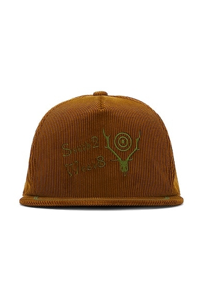South2 West8 Trucker Hat in Brown - Brown. Size all.
