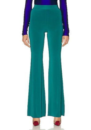 The Andamane Gaia Flare Pant in Malachite - Teal. Size 40 (also in ).
