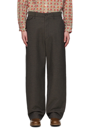 Engineered Garments Brown Officer Trousers
