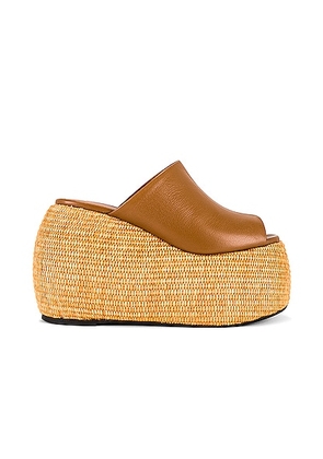 Simon Miller Bubble Wedge Shoe in Toffee - Brown. Size 40 (also in ).