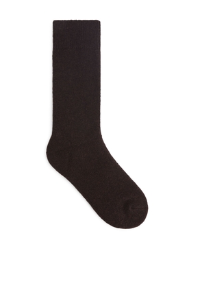 Merino Wool Socks - Brown