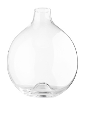 Glass Vase 34 cm - White