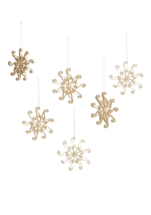 A World of Craft Snowflake Paper Ornaments - White