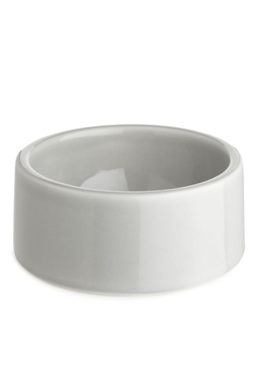Stoneware Dog Bowl - Grey