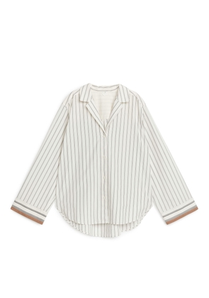 Cotton Pyjama Shirt - White
