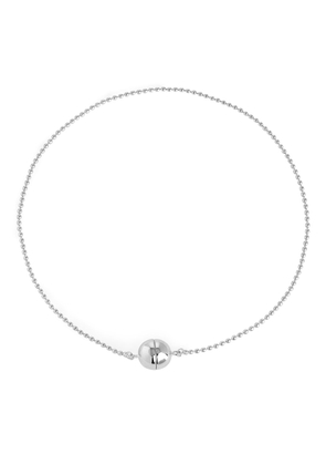 SIlver-Plated Ball Chain Necklace - Silver