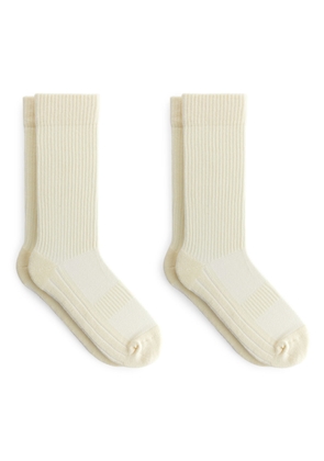 Sport Rib Socks 2 pairs - White