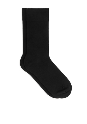 Wool Socks Set of 2 - Black