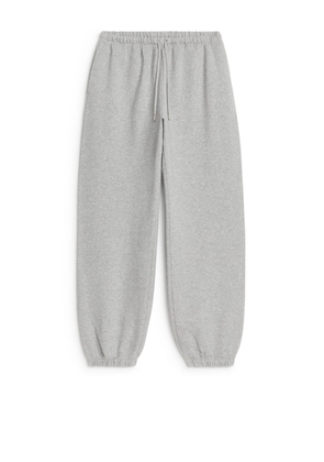 Relaxed Cotton Sweatpants - Grey
