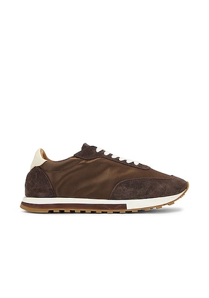 The Row Owen Runner Sneaker in Brown & Brown - Brown. Size 41 (also in ).