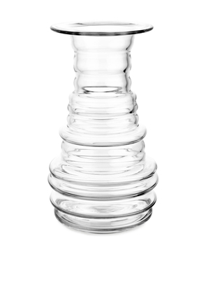 Glass Vase 24 cm - White