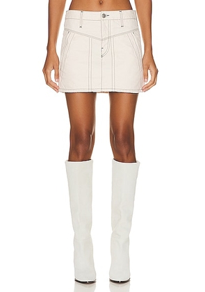 Isabel Marant Etoile Dilda Skirt in Ecru - Ivory. Size 42 (also in 34, 38).