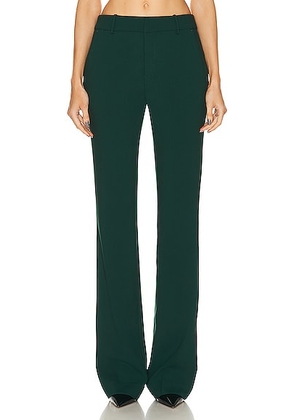 GRLFRND The Suit Trouser in Pine Green - Green. Size L (also in M, S, XS).