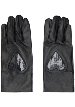 Acne Studios Black Paneled Gloves