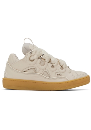 Lanvin Off-White Curb Sneakers