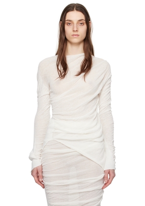 ISSEY MIYAKE Off-White Ambiguous Sweater