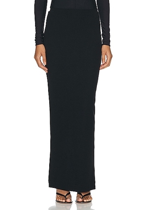 Eterne Emma Skirt in Black - Black. Size L (also in M, S, XL, XS).