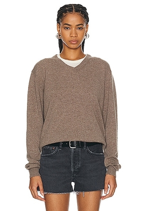 Eterne Clive Sweater in Millet - Brown. Size M/L (also in XS/S).
