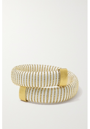 Carolina Bucci - Caro Gold-plated And Cotton Bracelet - One size