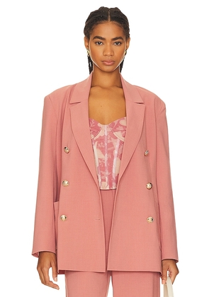 Bardot Devita Blazer in Pink. Size S, XL, XS.