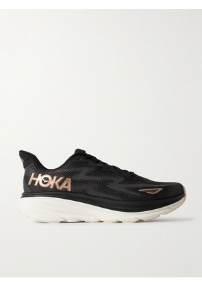 Hoka One One - Clifton 9 Mesh Sneakers - Black - US5,US5.5,US6,US6.5,US7,US7.5,US8,US8.5,US9,US9.5,US10,US10.5,US11