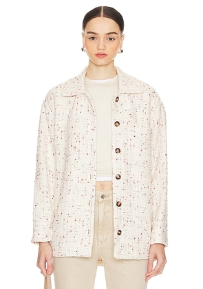 Favorite Daughter The Talullah Jacket in Cream. Size M, S, XL.