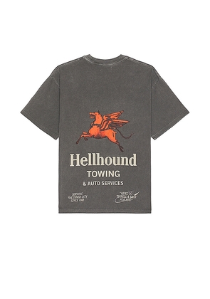 Honor The Gift Hellhound 2.0 Short Sleeve Tee in Charcoal. Size M, S.