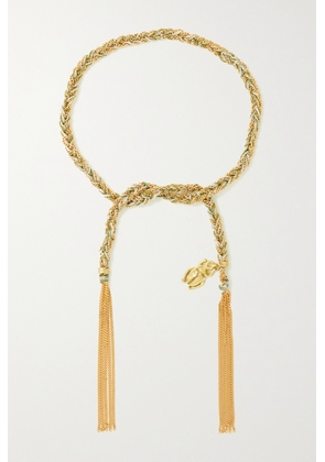 Carolina Bucci - Strength Lucky 18-karat Gold And Silk Bracelet - One size