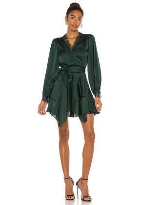 Lovers and Friends Nadeen Mini Dress in Green. Size S.
