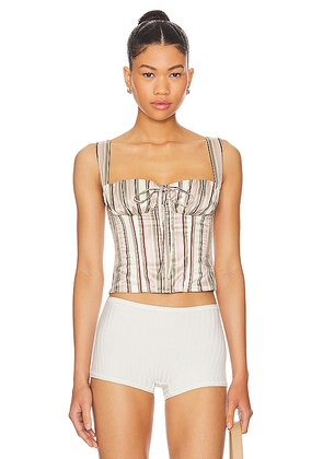 Miaou Agnes Corset in Ivory. Size M, S, XL, XS.