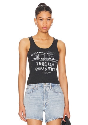 The Laundry Room Tequila Country Tank in Black. Size M, S, XL, XS.