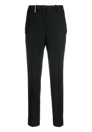 Peserico tapered-leg cropped trousers - Black