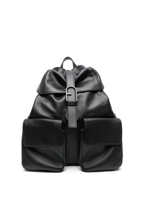 Furla Flow leather backpack - Black