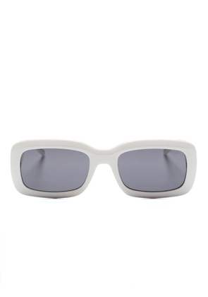 HUGO 1281/S rectangle-frame sunglasses - White